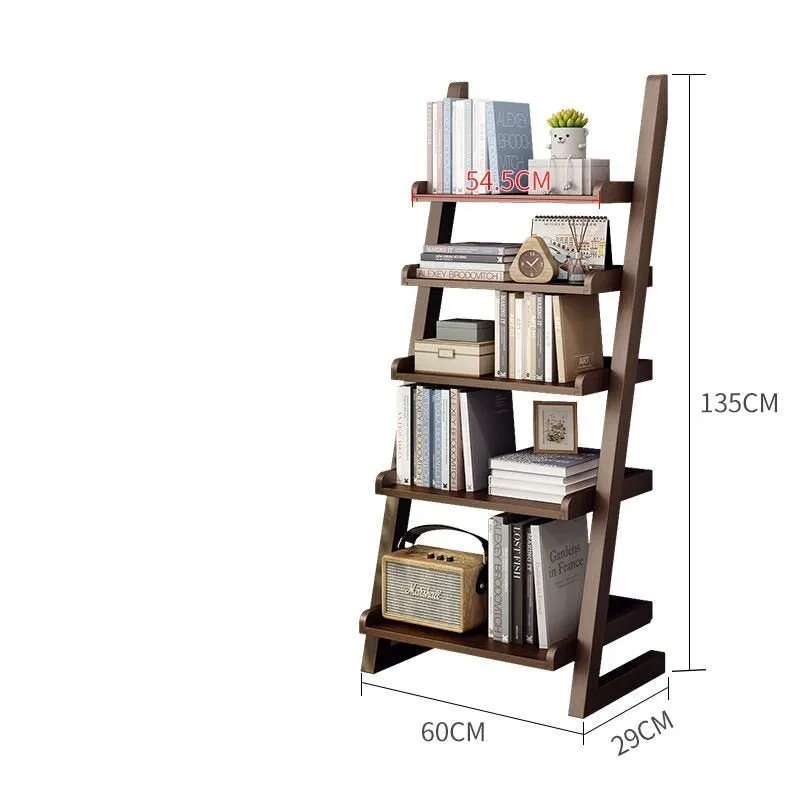 Wood Bookshelves for Living Rooms