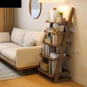 Wood Bookshelves for Living Rooms