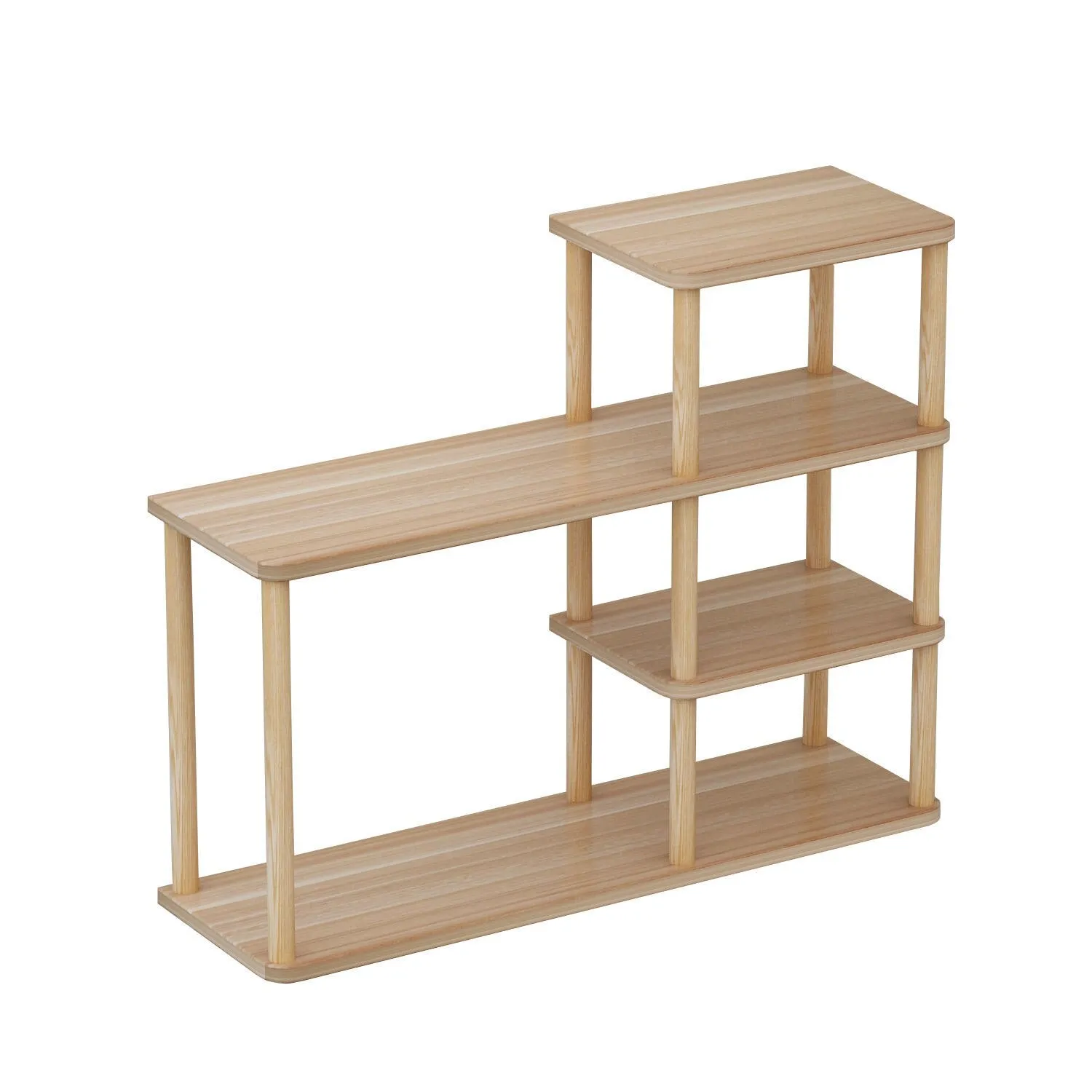 Wooden Desktop Bookshelf Organizer