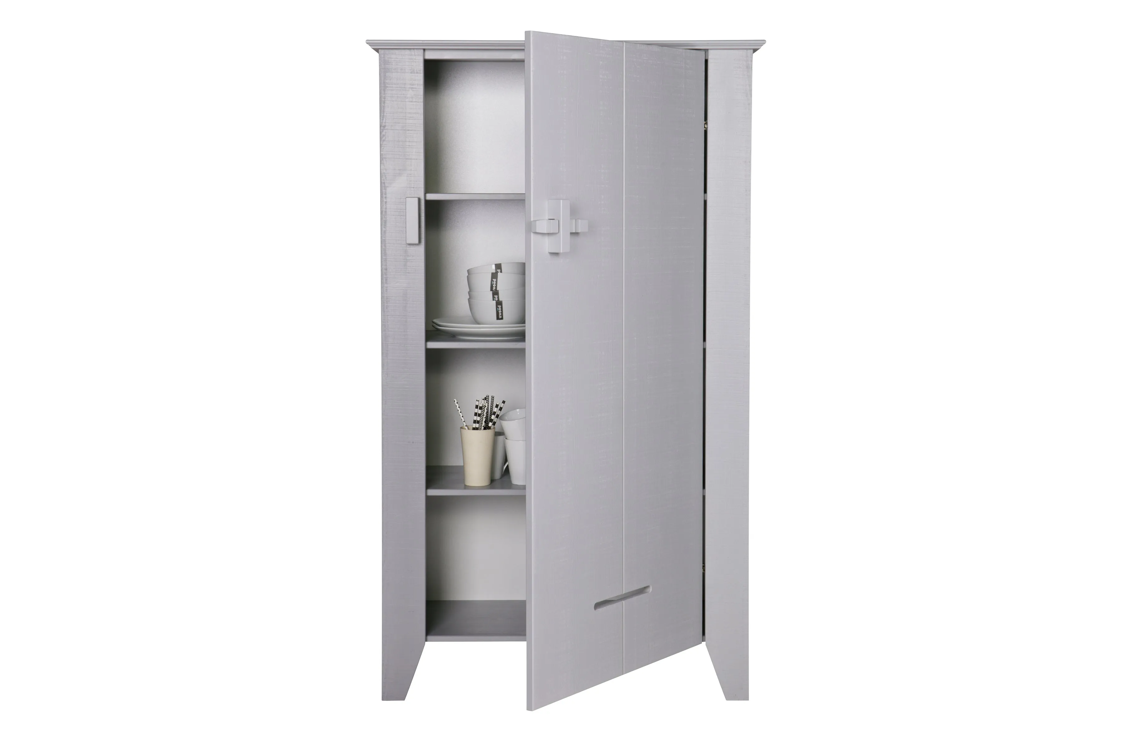 Woood Gijs Farmer Cabinet Concrete Grey